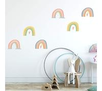 WALPLUS - Arcobaleni disegnati a mano, decorazione da parete, stile scandinavo, cameretta dei bambini, cameretta dei bambini, graziosa cameretta dei bambini, per bambine, moderni, per bambini, decorazione della stanza