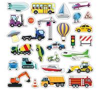 Walplus Il Gel Si Aggrappa Adesivi Murali Rimovibili E Riutilizzabili Perfetti Per I Regali Decorazioni Per La Camera Da Letto Facili Da Usare Costruzione E Trasporto Urbano 28Pz 18X28Cm Multicolore