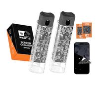 walrfid 2 pezzi per la pulizia dello schermo dell'auto, spray e salvietta per la pulizia dello schermo del computer, kit di pulizia per computer portatile, per iPad, iPhone, telefono, MacBook, TV,