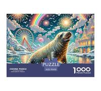 Walrus 1000 Pieces Jigsaw Puzzles For Adults Challenging Game Stress Relieving Entertainment Exercise The Memory of The Brain for The Whole Family, Gifts for Women, Gifts for Men 70x50cm/1000pcs