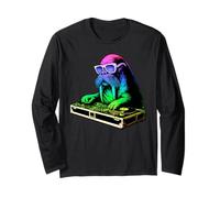 Walrus DJ Music Party Amante degli Animali Maglia a Manica