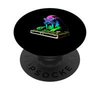 Walrus DJ Music Party Amante degli animali PopSockets PopGrip Adesivo