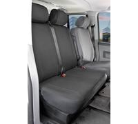 Transporter Coprisedili in tessuto per VW T6, doppia panca anteriore pieghevole