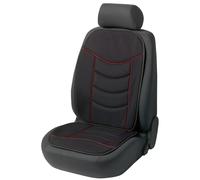 Coprisedili auto Elegance Plus rosso nero, 1 pezzo