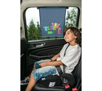 Tenda da sole al tramonto Graffiti blu