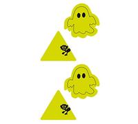 Walser 32019 Sticker Set Fantasma e Triangolo, 4 pezzi, giallo
