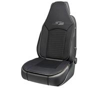 Walser Car Comfort S-Race - Coprisedile universale per sedili anteriori auto, colore: nero