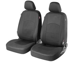 Walser Coprisedili auto 2 Coprisedili anteriori Derby con cerniera, ZIPP-IT Rivestimenti auto Premium per sedili normali, 2 rivestimenti anteriori-Auto
