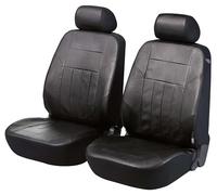 Walser Coprisedili auto 2 coprisedili anteriori in nappa morbida, coprisedili auto per sedili normali, 2 coprisedili, protettore di sedili-auto nero
