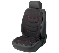Walser Coprisedili auto Elegance Plus in nero/rosso, copertura protettiva universale, protezione per sedili auto, coprisedili 14275