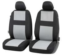 Walser Coprisedili auto Glasgow Coprisedili anteriori, Coprisedili auto universali nero-grigio, Coprisedili poliestere 13326