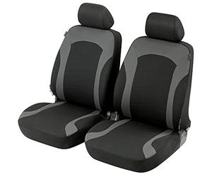 Walser coprisedili auto Inde con cerniera, ZIPP-IT Premium Slipcovers Car, 2 coprisedili anteriori nero/grigio 11785