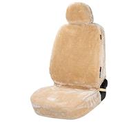 Walser Coprisedili Auto Teddy, coprisedile in Pelliccia Artificiale, coprisedile Auto Vegano in Look Pelle d'Agnello Beige