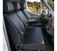 WALSER Coprisedili auto Transporter in similpelle compatibile con VW T4, 1 sedile anteriore singolo (con bracciolo)