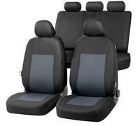Walser coprisedili compatibili con fiat fullback 2016-in poi 13306 nero grigio fodere auto