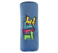 WALSER cuscino per dormire Graffiti, cuscino per auto per bambini da 5 anni, cuscino per cintura di sicurezza dell'auto, cuscino da viaggio auto blu