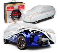 Walser Premium Telo Antipioggia per Auto, Copertura EPE Sun Protect con Protezione UV, Copri Veicolo Impermeabile 100%, Telone Garage Antigrandine Antipolvere Traspirante Esterno Misura 1