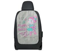 Walser Protettore dello Schienale dell'auto, Protettore del Sedile Posteriore per Bambini Ballet Doll, Protettore del Sedile dell'auto 62x40cm Rosa