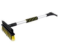 Walser Raschiaghiaccio per Auto, raschiaghiaccio per Auto allungabile con Scopa, Scopa da Neve per Auto 3in1 con raschiaghiaccio per Auto, Scopa da Neve per Auto con Asta telescopica 60-90 cm