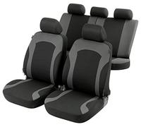 Walser Set completo di coprisedili auto con cerniera, ZIPP-IT premium per sedili normali, 2 coprisedili anteriori, 1 coprisedile posteriore