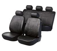 Walser set completo di coprisedili auto Soft Nappa, 2 coprisedili anteriori, 1 coprisedile posteriore in similpelle, proteggi-sedile-auto