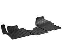 Walser Tappetini in Gomma DirtGuard su Misura Compatibile con Citroen Jumpy III/Peugeot Expert/Toyota Proace 2016-Oggi, Fiat Scudo 2022-Oggi, Attacco Ovale