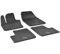 Walser Tappetini in Gomma DirtGuard su Misura Compatibile con Fiat 500X 09/2014-Oggi
