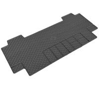 WALSER Tappetini in gomma DirtGuard su misura compatibile con Fiat Ulysse 1994-2002, Citroen Spacetourer/Peugeot Traveller/Toyota Proace 2016-Oggi, Opel Zafira Life 2019-Oggi/Fiat Ulysse Bus 2022-Oggi