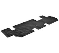 WALSER Tappetini in gomma DirtGuard su misura compatibile con VW T5 Facelift 2009-08/2015, VW T6 Bus 04/2015-Oggi, 3a fila