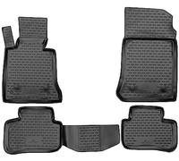Walser Tappetini in Gomma per Auto XTR su Misura Compatibile con Mercedes-Benz Classe GLK (X204), 2008-2015, Tappetini Auto Antiscivolo