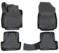 WALSER Tappetini in gomma per auto XTR su misura compatibile con Renault Clio 4 (BH)/Clio 4 Grandtour (KH) 11/2012-08/2021