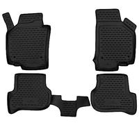 Walser Tappetini in Gomma per Auto XTR su Misura Compatibile con Seat Leon (1P1) 2005-2013, Tappetini Auto Antiscivolo, Protezione vano Piedi