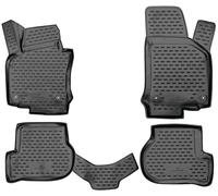 WALSER Tappetini in gomma per auto XTR su misura compatibile con VW Golf 6, 10/2008-12/2014, Golf 6 Variant, 07/2009-07/2014