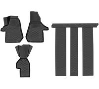 WALSER Tappetini in gomma per auto XTR su misura compatibile con VW Multivan T6.1 2019-2024