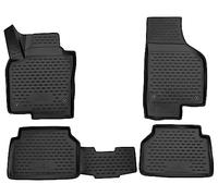Walser Tappetini in Gomma per Auto XTR su Misura Compatibile con VW Tiguan 1 (5N), 2007-2018, Tappetini Auto Antiscivolo, Protezione vano Piedi