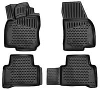 Walser Tappetini in Gomma per Auto XTR su Misura Compatibile con VW Touran, 2015 - Oggi, Tappetini Auto Antiscivolo, Protezione vano Piedi