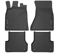 WALSER tappetini premium per auto compatibili con Audi A6 C7/Allroad C7/Avant C7 2011-2018, tappetini in gomma per auto 100% su misura - made in EU, robusti tappetini per auto