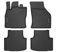 Walser tappetini Premium per Auto compatibili con Cupra Formentor (KM7) 07/2020-Oggi, Seat Leon (KL1) 11/2019-Oggi, tappetini in Gomma per Auto 100% su Misura - Made in EU, robusti tappetini per Auto