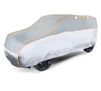 WALSER Telo Copriauto antigrandine, copertura per auto antigrandine, telone protettivo idrorepellente Basic, telo copriauto traspirante Misura 9 - grigio-argento