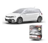 WALSER Telone per auto All Weather, 100% telone per auto resistente alle intemperie, Copertura veicolo mezzo garage Misura 1 Veicolo argento