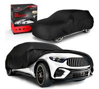 Walser Telone per Auto all Weather, 100% telone Resistente alle intemperie, Garage per Auto Impermeabile, Garage Completo Misura 10 SUV/Van Nero
