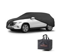 WALSER Telone per auto per interni Indoor Stretch, morbido per uso interno, garage completo lavabile, coperture antipolvere per SUV/VAN Misura 8 nero