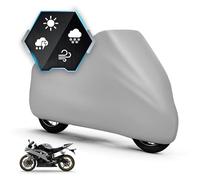 WALSER Telone per moto All Weather M, telone per moto da esterno 100% impermeabile
