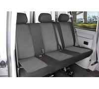 Walser Transporter coprisedili misura universale, coprisedili auto per panchina a 3 posti + 3 copripoggiatesta, coprisedili auto in jacquard premium