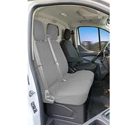 Walser Transporter coprisedili per Auto in Tessuto Compatibile con Ford Transit, 1 Sedile Singolo Anteriore (bracciolo a Destra)