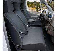 Walser Transporter coprisedili per Auto in Tessuto Compatibile con VW T5, 1 Sedile Anteriore Singolo (con bracciolo)