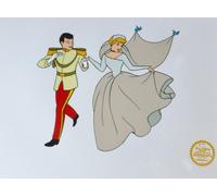 Walt Disney Cinderella Prince Nozze Edizione Limitata Serigrafia, Animazione Art