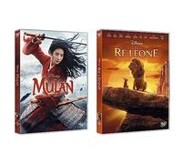 Walt Disney Mulan film 2020 ( DVD) & Il Re Leone ( DVD)