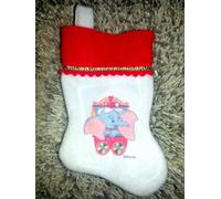 Walt Disney Piccolo Dumbo Natale Calza Vintage 1990's da Collezione Raro Nuovo