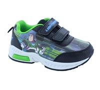 WALT DISNEY Scarpa Sport con LUCI, Bambini, Black, 24 EU